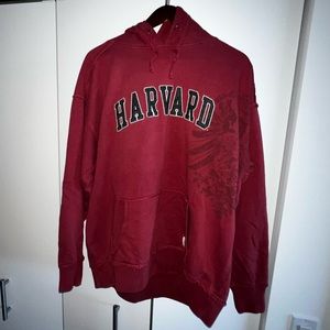 HARVARD UNIVERSITY Maroon Sweatshirt Hoodie Unisex